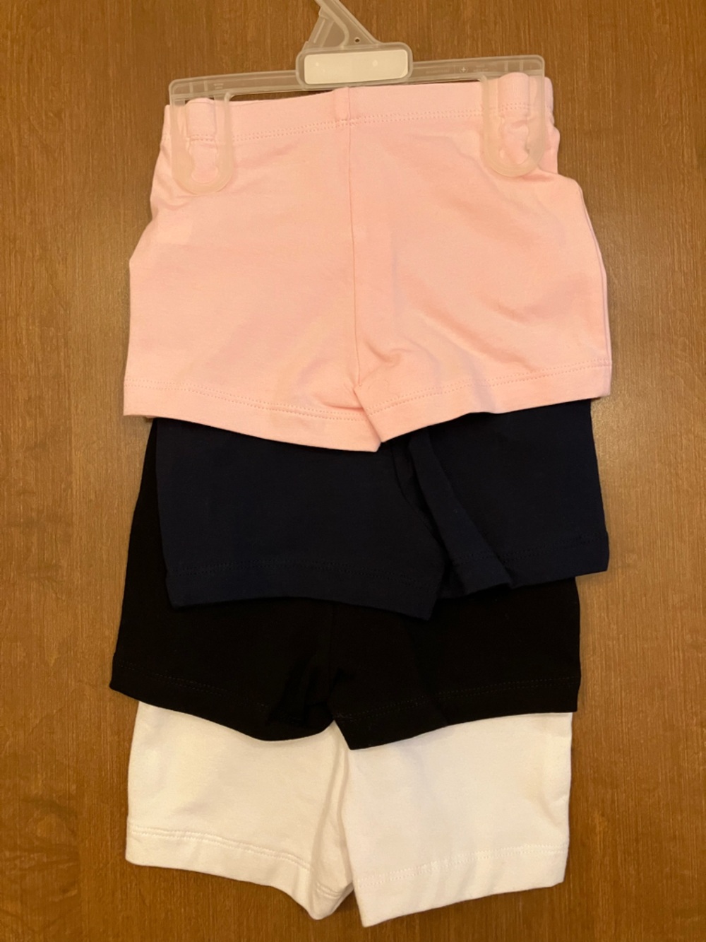 12-18M Basic Baby/Toddler Knit Bike Shorts Set - Pink, Navy, Black, White